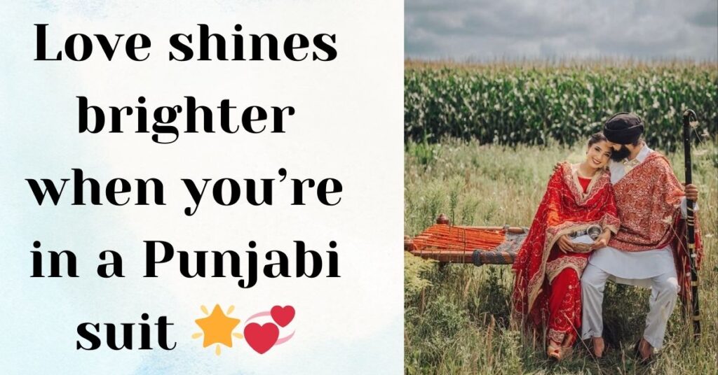 captions for punjabi suit