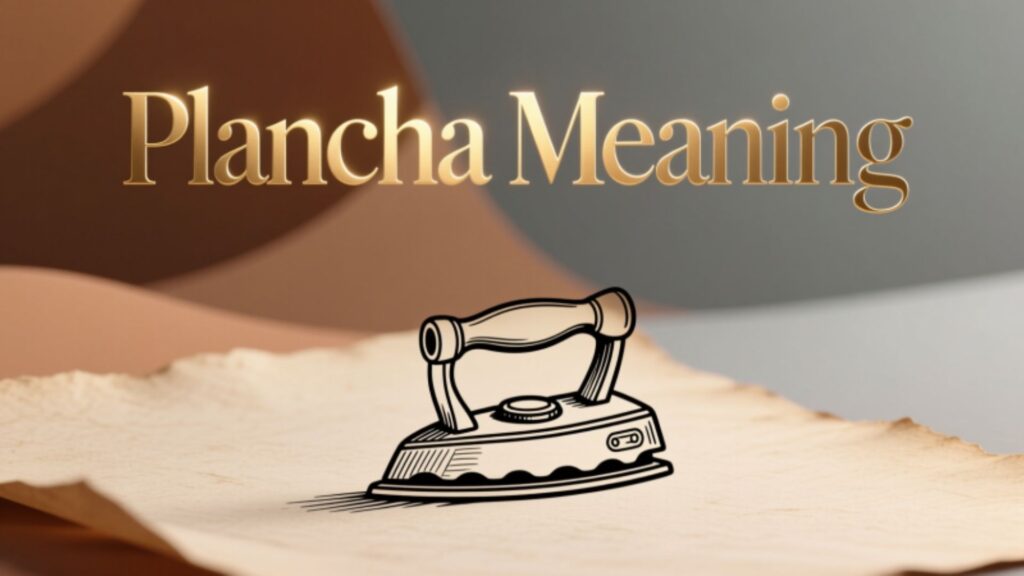 Plancha Meaning