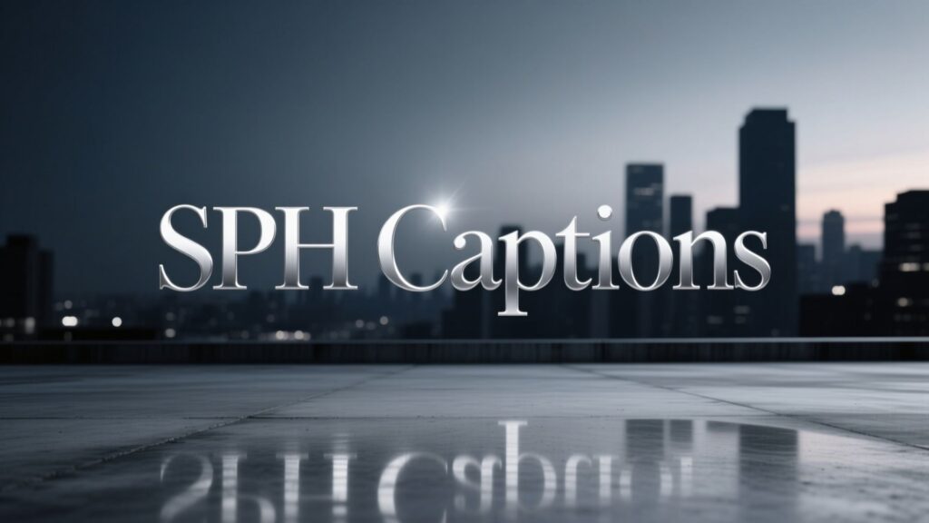 SPH Captions